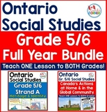 Ontario Grade 5/6 Social Studies PRINTABLE BUNDLE
