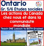 Ontario Grade 5/6 Social Studies | Strand B People & Envir