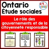 Ontario Grade 5 Canadian Government and Citizenship | FREN