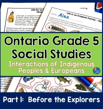 Preview of Ontario Grade 5 Social Studies | Strand A | Heritage and Identity Part 1