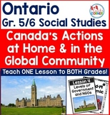 Ontario Gr. 5/6 Social Studies Strand B Canada at Home & i