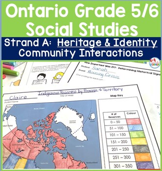 Preview of Ontario Grade 5 and 6 Social Studies | Strand A Heritage and Identity Unit