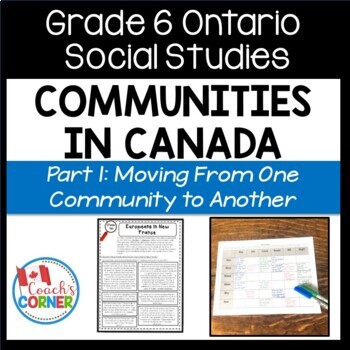 Preview of Ontario Grade 6 Social Studies | Communities in Canada Part 1