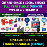 Ontario Grade 6 Social Studies FRENCH - Full Year Bundle