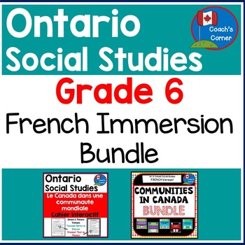 Preview of Ontario Grade 6 Social Studies PRINTABLE FRENCH VERSION