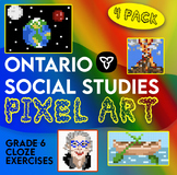 Ontario Grade 6 Social Studies Pixel Surprise Pack