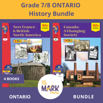 Preview of Ontario History 4 Book $avings Bundle! Grades 7 and 8