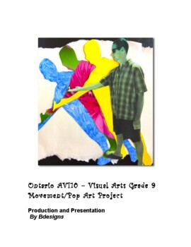 Preview of Ontario Grade 9 Visual Arts - Movement/Pop Art Assignment