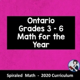Ontario Grades 3 - 6 Math Custom bundle