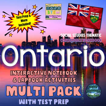 Preview of Ontario Interactive Activities Consumable Workbook Multi Pack with Test Prep
