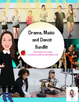 Preview of Ontario Junior Arts. Drama. Music. Dance. Bundle. Print And Go. Bundle 1.