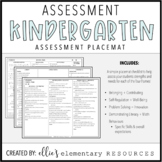 Ontario Kindergarten Assessment Placemats