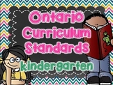 Ontario Kindergarten Catholic Religion Standards 