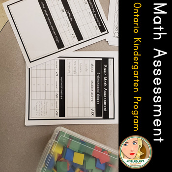 Preview of Ontario Kindergarten Diagnostic Math Assessment