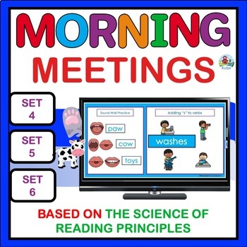 Preview of Science of Reading Principles Morning Meeting Slides For Decoding Activities