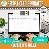Ontario Language Report Card Comments | Grade 3 and 4 | FREEBIE