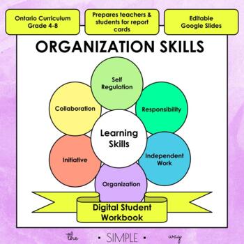Preview of Organization - *Digital* Student Workbook (Ontario Learning Skills)
