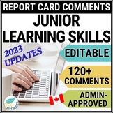 Ontario Report Card Comments LEARNING SKILLS - Grade 4 Gra