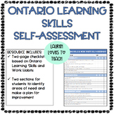 Ontario Learning Skills Self-Assessment Checklist