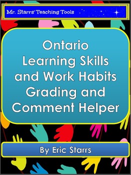 Preview of Ontario Learning Skills and Work Habits Grading and Comment Helper