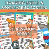 Ontario Learning Skills and Work Habits Posters