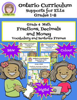 Preview of Ontario Math: Grade 4 Fractions and Decimals