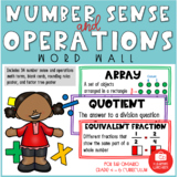 Ontario Math Number Sense and Operations Word Wall Cards |