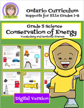 Preview of Ontario Science: Grade 5 Conservation of Energy