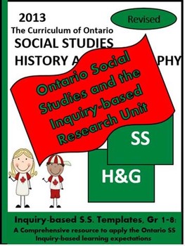 Preview of Ontario Social Studies and the Inquiry Process, Gr. 1-8