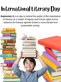 Preview of Ontario Special Recognition Day Poster (International Literacy Day)