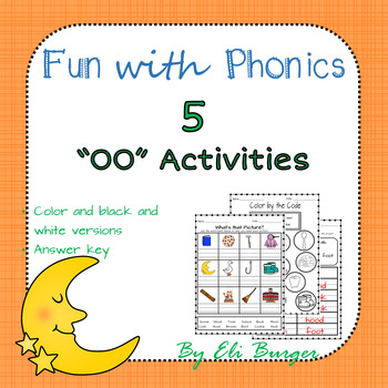 Preview of Oo  (Double O) Worksheets - Fun with Phonics