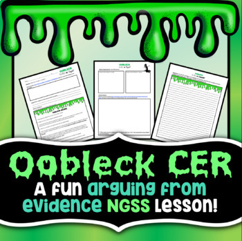 Preview of Oobleck Lab (CER) - States of Matter Lab Activity | Science Experiment