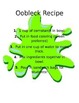 Oobleck Recipe and Worksheet by Jimmy D | Teachers Pay Teachers