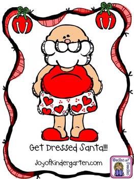 Preview of Oodles of Doodles Get Dressed Santa Clip Art Freebie