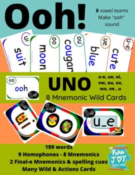 4 Games CVC, CVCC, CVCe, R controlled, Uno & Crazy 8 Flashcards & Spelling  Rules