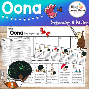 Preview of Oona May & June Summer Writing Activities Sequencing Comprehension