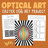 Op-Art Easter Eggs - Optical Illusion Art Activity for Spring