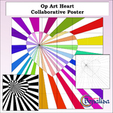 Op Art Heart Collaborative Project. Valentine's Day/Bullet