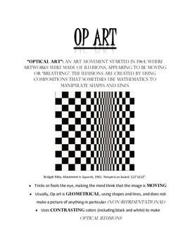Preview of Op Art Overview