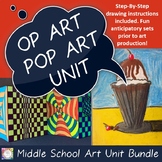 1960's Op Art Lesson | Pop Art Lessons Unit Bundle