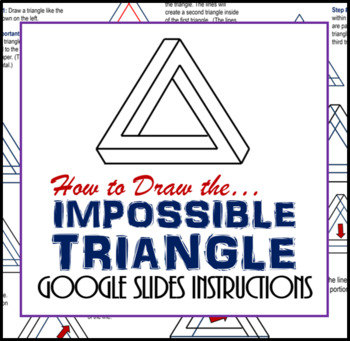 Preview of Op Art: Draw the Impossible Triangle (Google Slides)