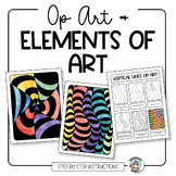 Op Art and the Elements of Art  - Art Lessons