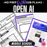 Open AI | ChatGBT | ELA Emergency Sub Plans Middle School 