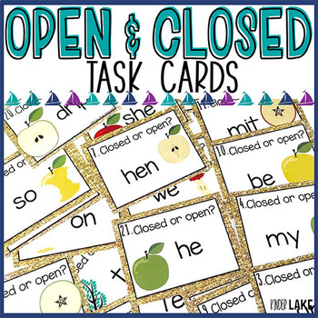 Preview of Open & Closed Syllable Activity