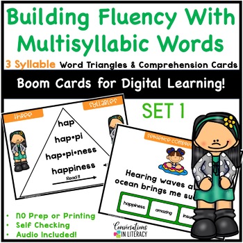 Preview of Digital Open Syllable Closed & More Decoding Multisyllabic Words - 3 Syllables