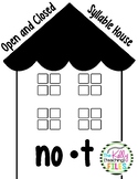 Open Closed Syllable House Multisensory Aid Orton Gillingham