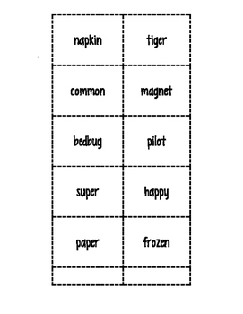 Open & Closed Syllable Word Sort by Bre Doyle | Teachers Pay Teachers