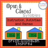 Open & Closed Syllables - Orton Gillingham Inspired - Prin