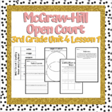 Open Court 3rd Grade unit 4 lesson 1 week 1 | Worksheets |