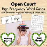 Open Court High Frequency Word Cards: Getting Started (2nd Grade)
